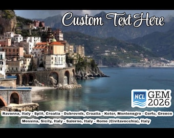 Greek Isles Cruise Magnet | Greek Isles Cruise Decor | Greek Isles Cruise Ship Magnet | Greek Isles Family Cruise Door Magnet