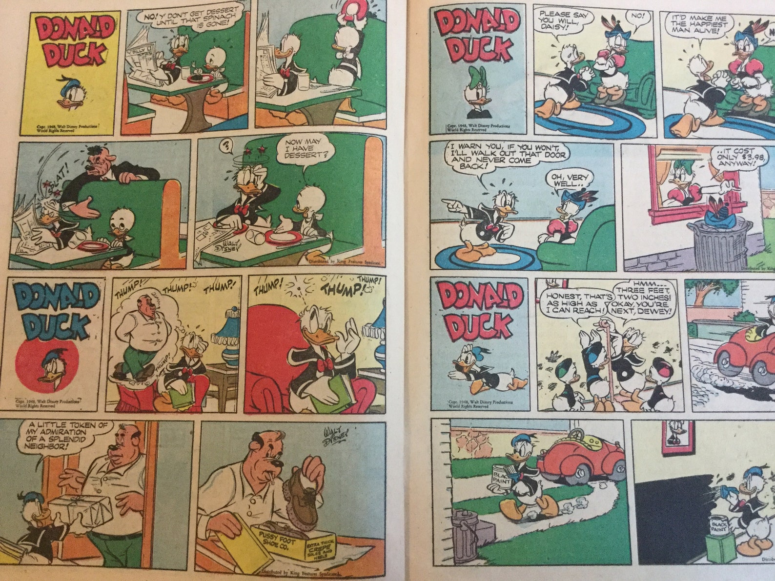Wally Disney Comics and Stories Vol 11 No 9 1951 June Golden | Etsy