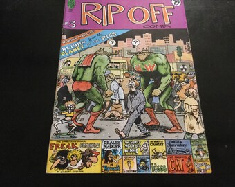 Rip Off Comix No 3  1978 First Press Shelton Sheridan Griffith