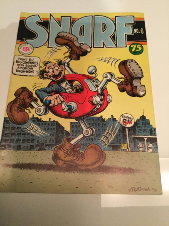 Snarf R Crumb Cover Various Artists Krupp Comic Works No 6 1973 Kitchen Sink Ent