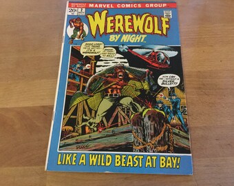 Werewolf By Night Vol 1 no2  art by Ploog 1972 Marvel Comics