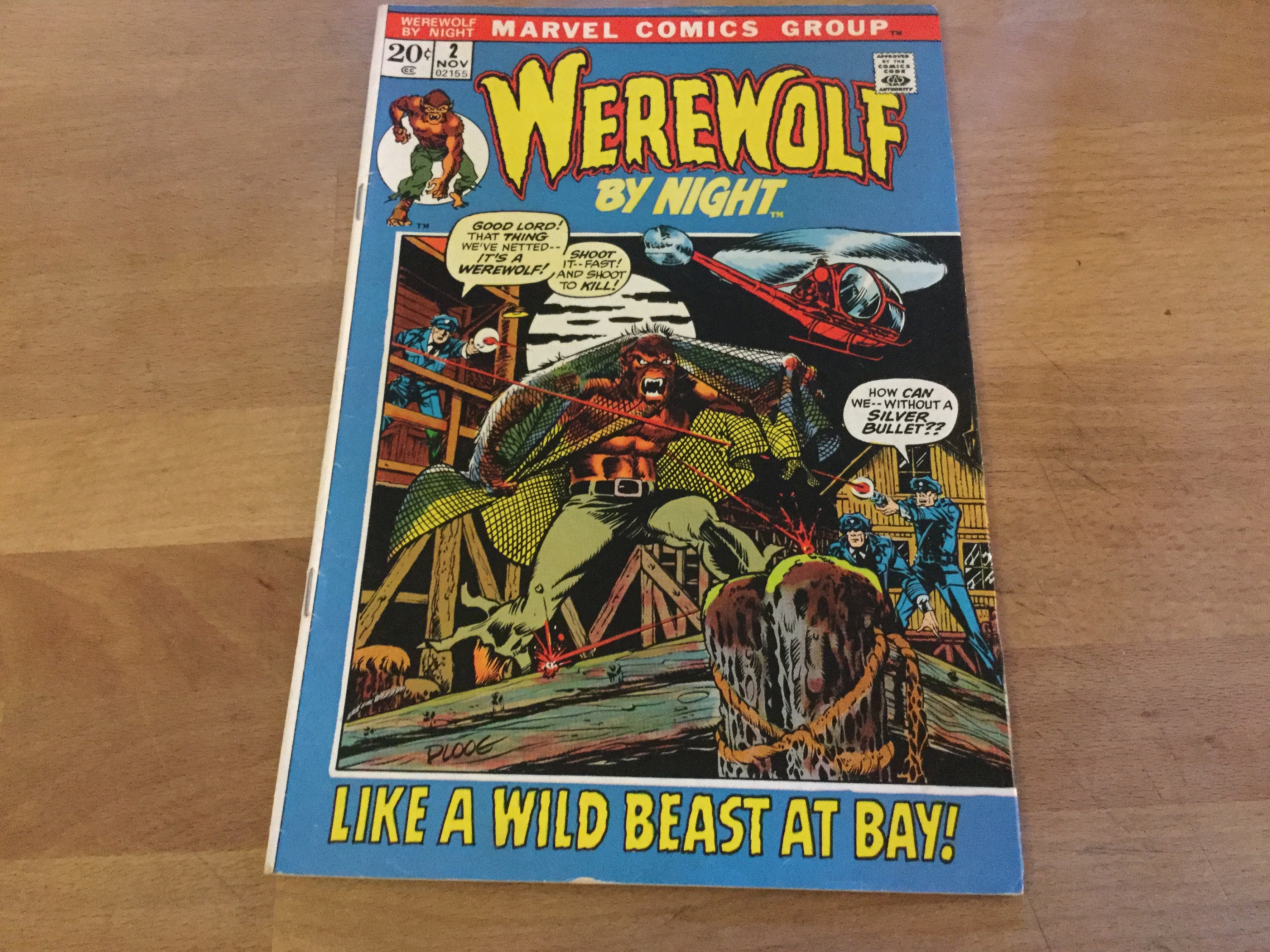 Pyramid America Marvel Poster - Werewolf by Night - Werewolf Comic Cover -  11 x 17 Framed Poster Wall Art Ideal for Marvel Room Decor, Home Decor