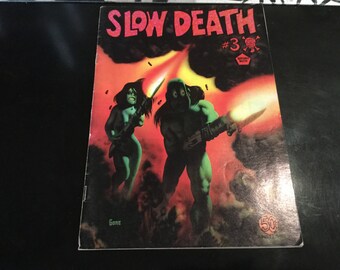 Slow Death no 3 1971 first print 50 cents pentagram Press Corben Welz Jaxon Osborne Sheridan
