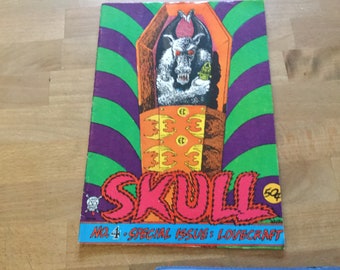 Skull no 4 1972 Last Gasp Arnold Smith Deitch Dallas Todd Sheridan  HP Lovecraft