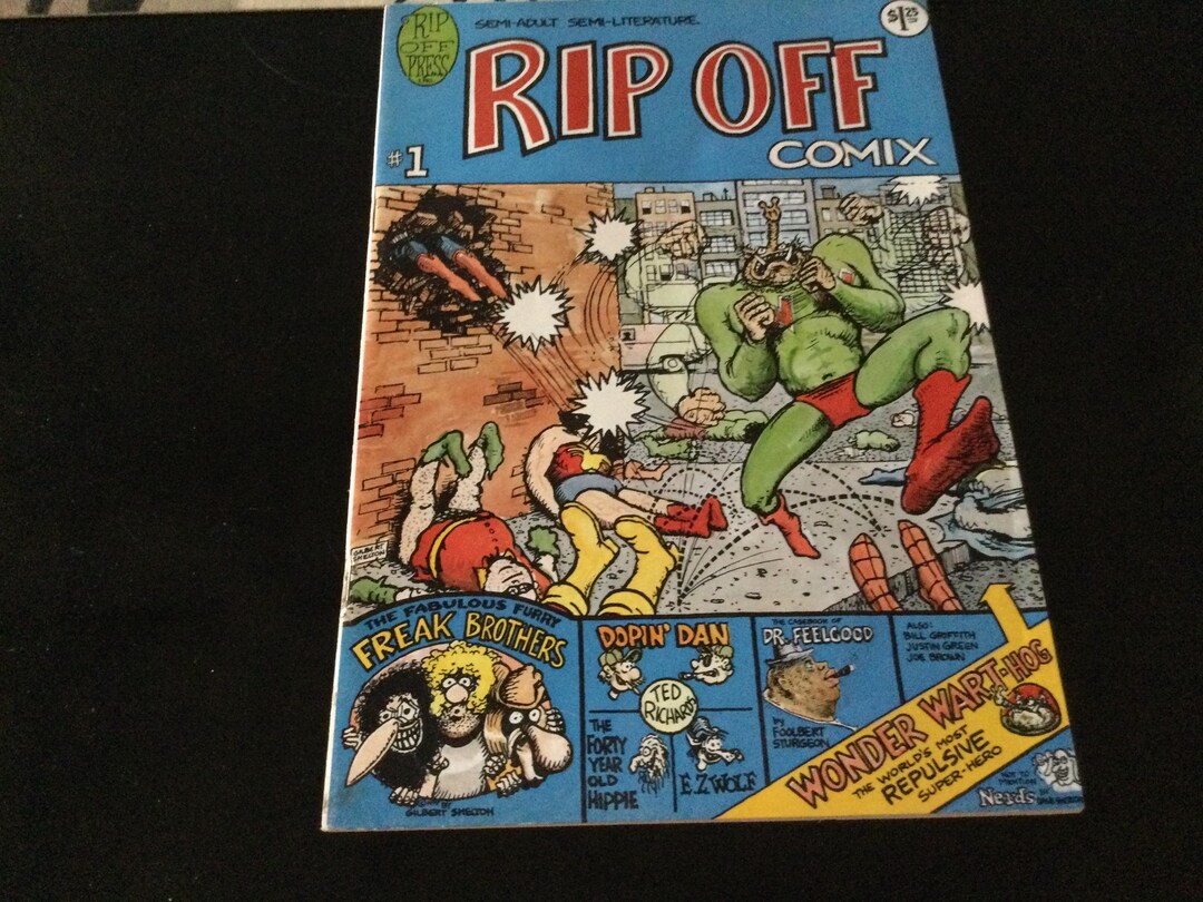 Rip off Comix No 1 1977 3rd Edition Cover Price 1.25 - Etsy