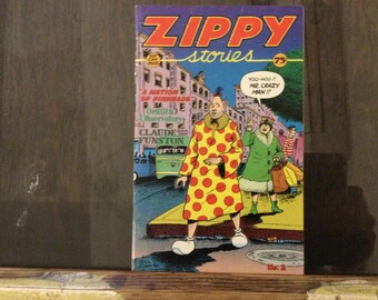 Zippy Stories no 2 Rip Off Press 1978 A Nation Of Pinheads Hoppy Griffith Observatory Claude Funston cover 75 cents
