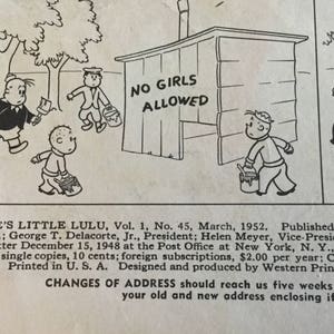 MargesLittle Lulu no 45 Vol 1 1952 March Dell 10 cents image 4