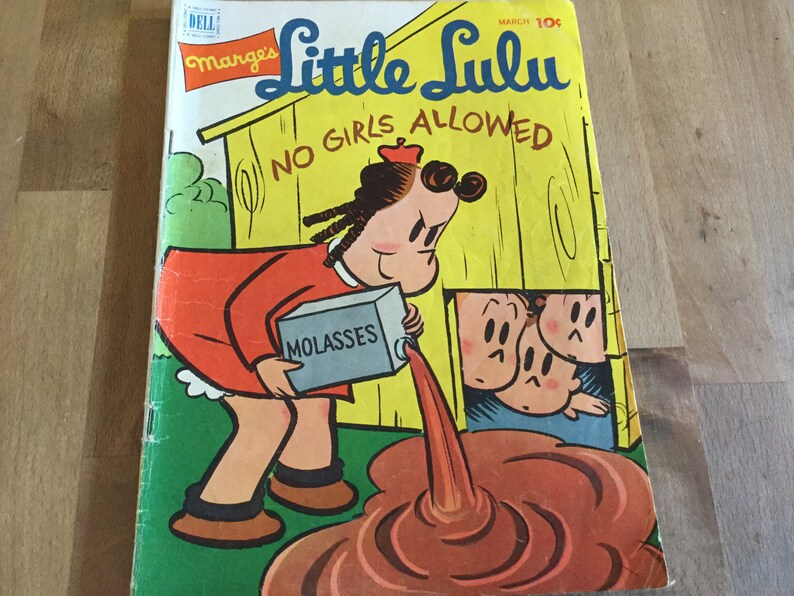 MargesLittle Lulu no 45 Vol 1 1952 March Dell 10 cents image 10