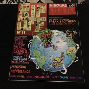 Rip Off Comix 11 Magazine Size International cartoonists fav underground artists Dave Sheridan remembered 1981