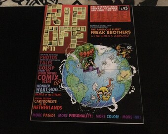 Rip Off Comix 11 Magazine Size International cartoonists fav underground artists Dave Sheridan remembered 1981