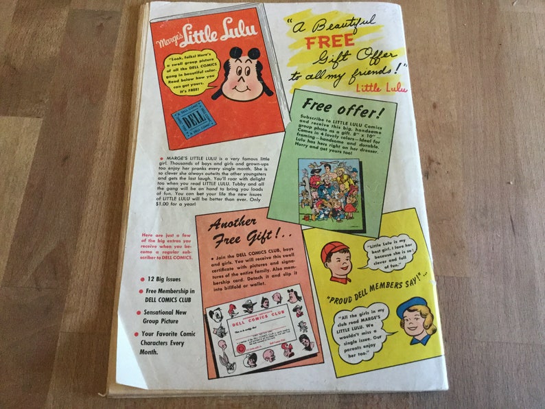 MargesLittle Lulu no 45 Vol 1 1952 March Dell 10 cents image 3