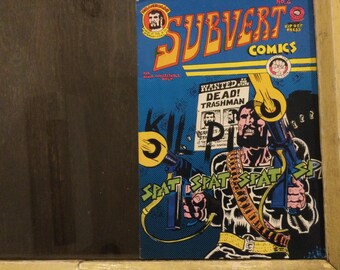 Subvert Comics no 2 1972 Spain  Trashman  Rip Off Press