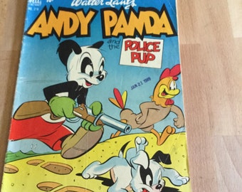 Andy  Panda by Walter Lantz Police Pup 1949 no.216 Dell
