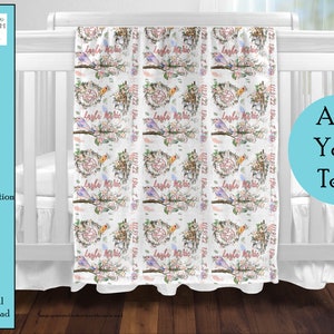 Blanket Sublimation Design, Personalized Baby Blanket, Spring Pattern, 10x10 Panel, Baby Shower, Wedding Gift, Sublimation, Digital, PNG