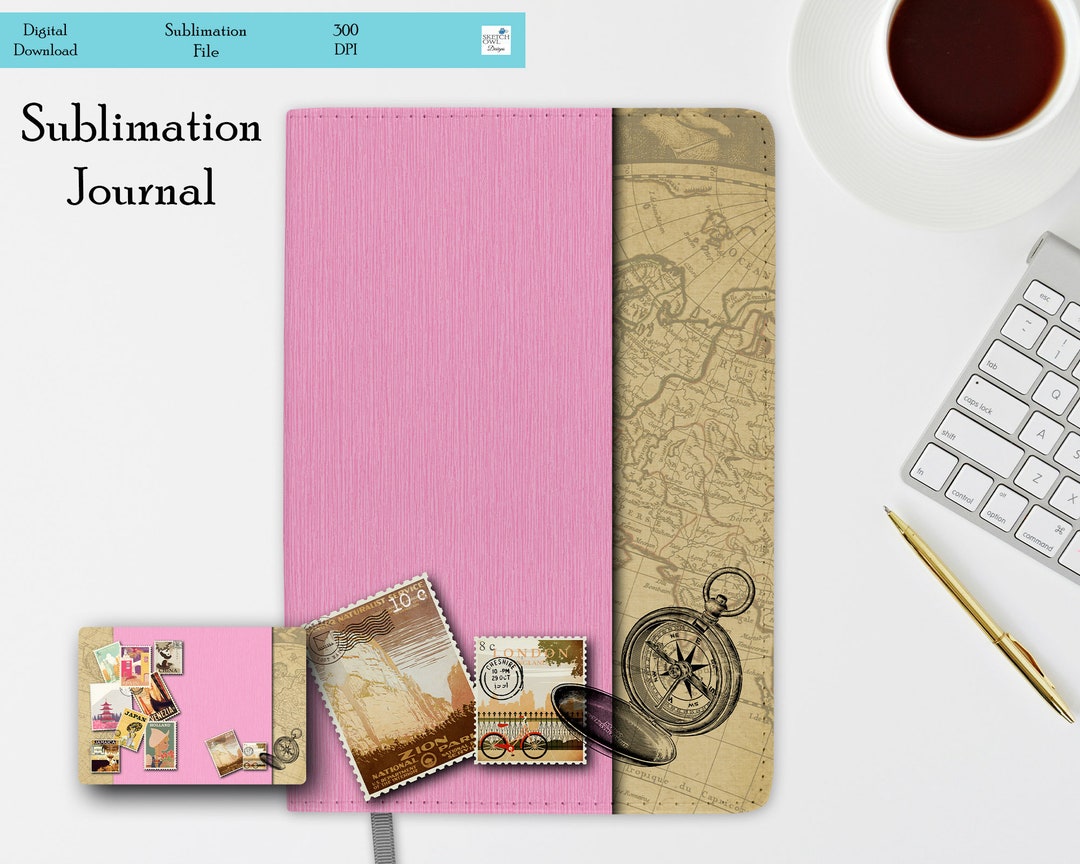 Sublimated Journal Sublimation Journal, Great Graduation Gift, Make Your Own Journal, Pink ...