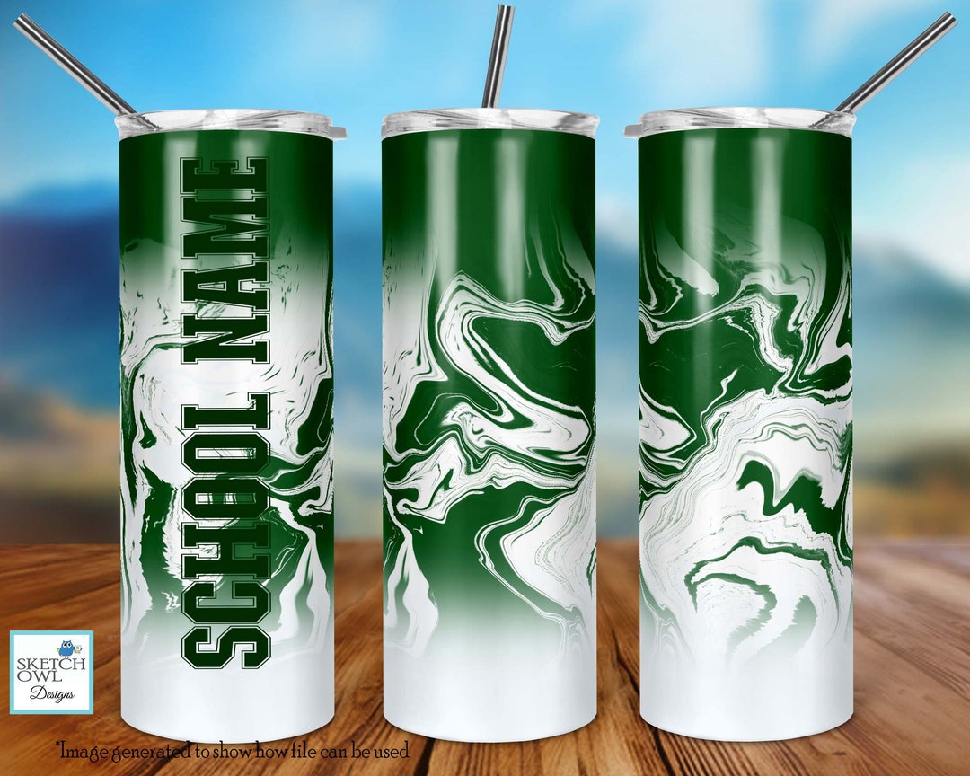 Green And White School Colors Tumbler Design Tumbler Design School green-and-white-school-colors-tumbler-design-tumbler-design-school