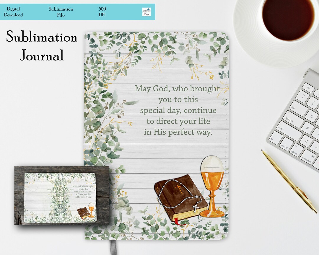 Sublimation Journal, Great Confirmation Gift, Make Your Own Journal ...