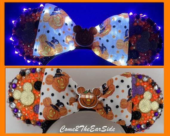 Halloween, Bedazzled, Mickey, Rhinestone, Minnie, Hidden 