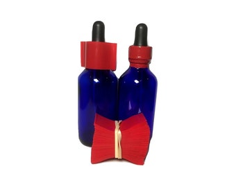 Red Perforated Shrink Bands: 45 x 23 mm, Fits 3/4" - 1" Bottles
