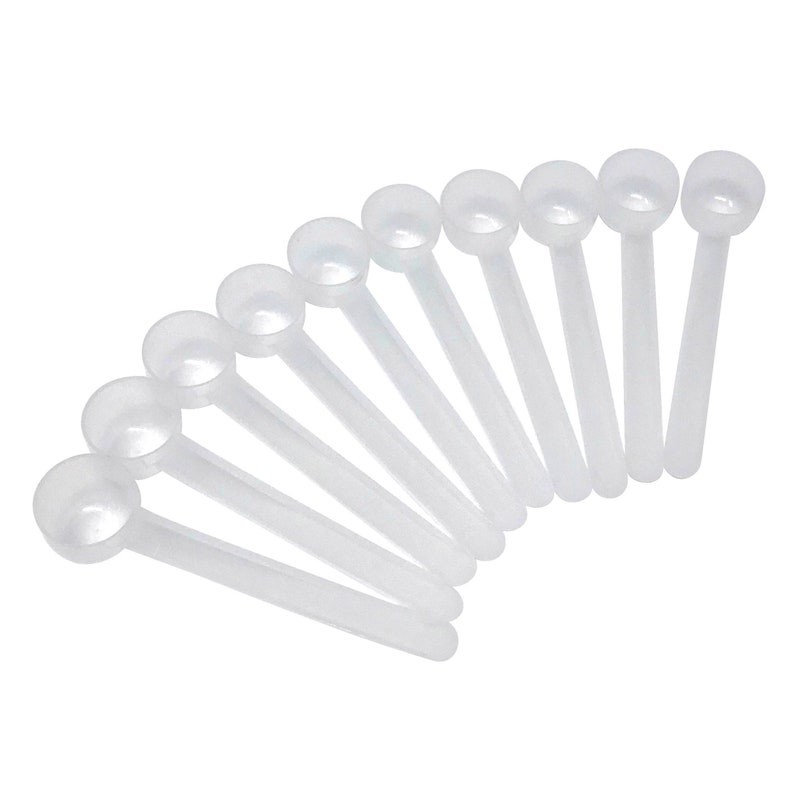 10 Cc 2 Teaspoon 10 Ml Long Handle Rounded Scoop for Measuring Coffee