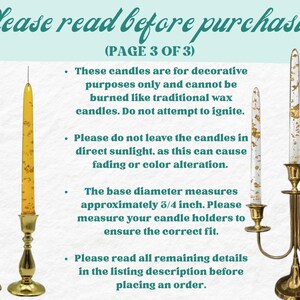 Custom Lucite Candlesticks: MCM Vintage-Inspired, Handmade Personalized Decor zdjęcie 10