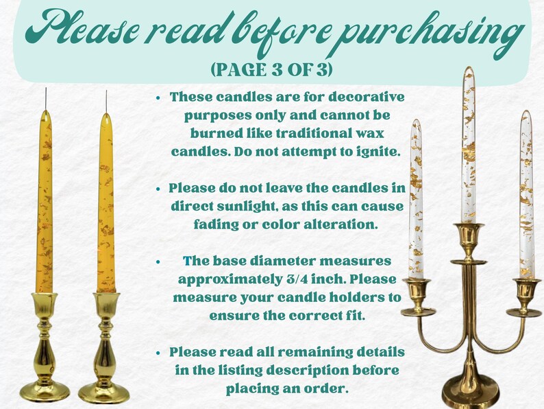 Custom Lucite Candlesticks: MCM Vintage-Inspired, Handmade Personalized Decor zdjęcie 10