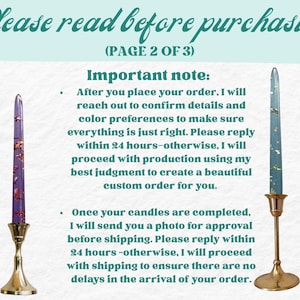 Custom Lucite Candlesticks: MCM Vintage-Inspired, Handmade Personalized Decor zdjęcie 9