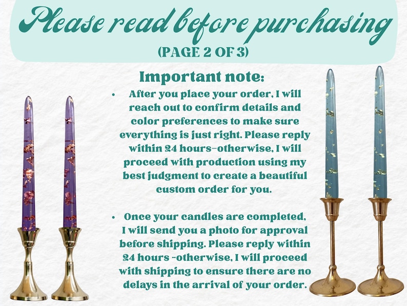 Custom Lucite Candlesticks: MCM Vintage-Inspired, Handmade Personalized Decor zdjęcie 9