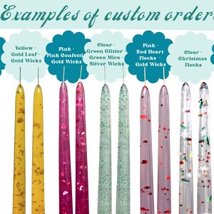Custom Lucite Candlesticks: MCM Vintage-Inspired, Handmade Personalized Decor zdjęcie 12