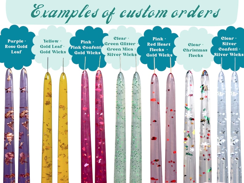 Custom Lucite Candlesticks: MCM Vintage-Inspired, Handmade Personalized Decor zdjęcie 12