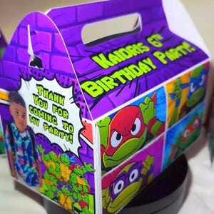 Ninja turtle party favor