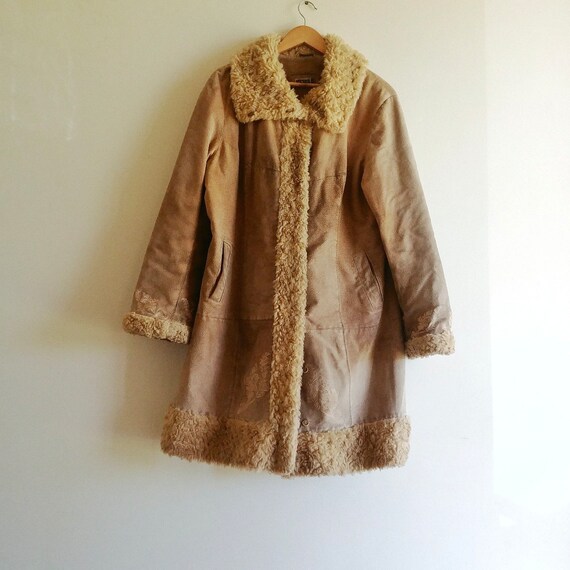 Vintage Suede Penny Lane Winter Coat