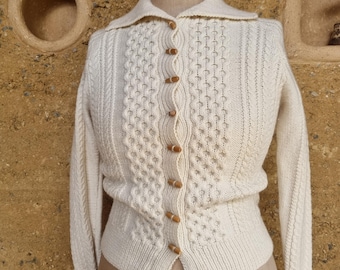 XS | Handmade Knit Cardigan