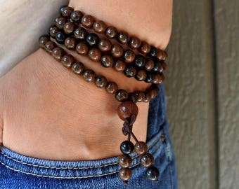 Men Womens 10mm 12mm Bracelet Link Wrist Energy Stone Agate Brown Buddha Mala Beads Epinki Men Womens 10mm 12mm Bracelet Link Wrist Energy Stone Agate Brown Buddha Mala Beads Epinki