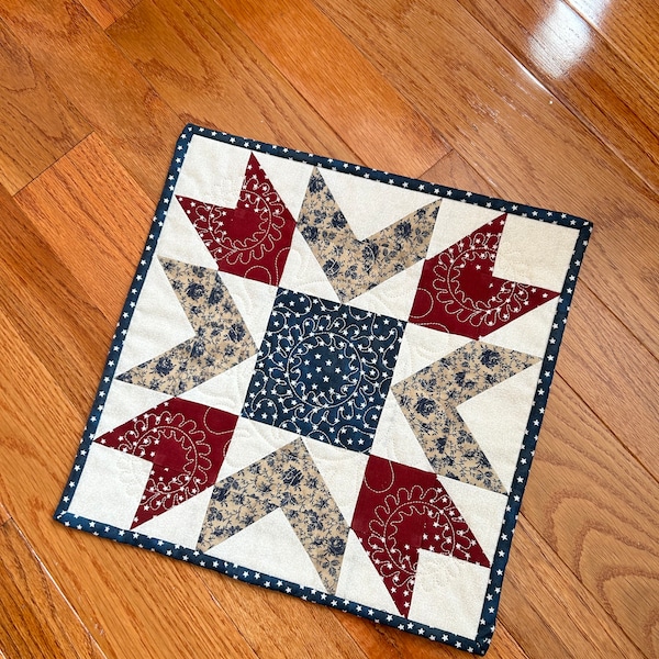 Blueberry Pie Quilt Square