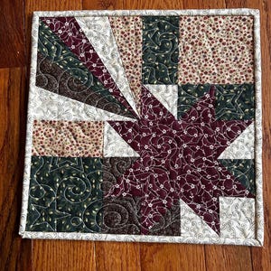 Falling Star Quilt Square