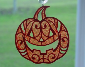 Lace Jack O'Lantern