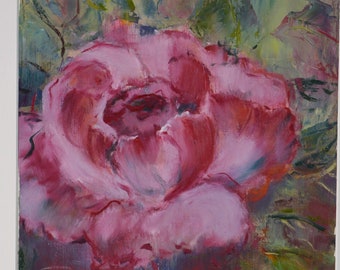 Peony. Flowers Oil Painting Original, Original Oil Painting, Flowers Original Wall Art