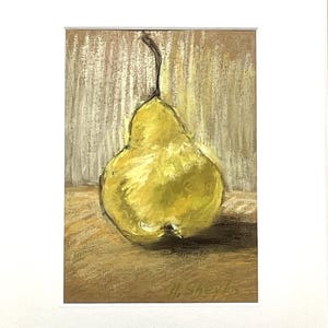 Art pastel poire jaune - 13 x 18 cm (5 x 7")