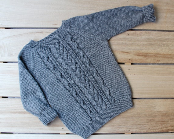 baby cable knit jumper