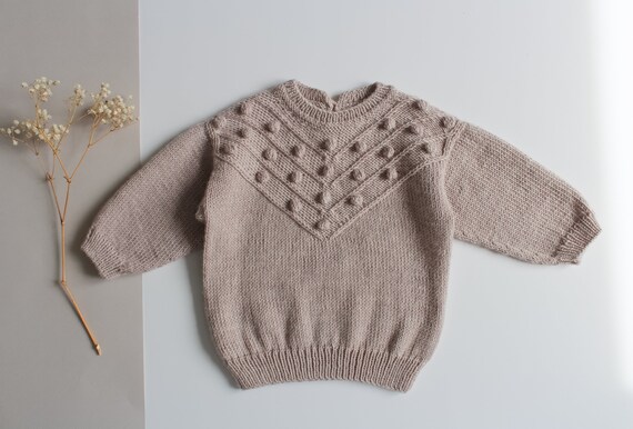 popcorn sweater pullover