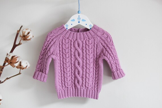 pink merino jumper