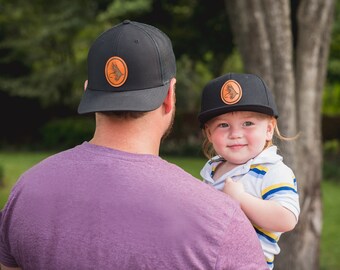 baby and dad matching snapbacks