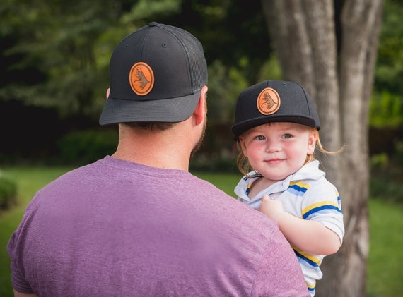 Daddy and Me Matching Hats, Daddy and Son Matching Hats, Daddy and Son Hats. Fly Fishing Hats for Dad and Son, Dad and Son Matching Hats