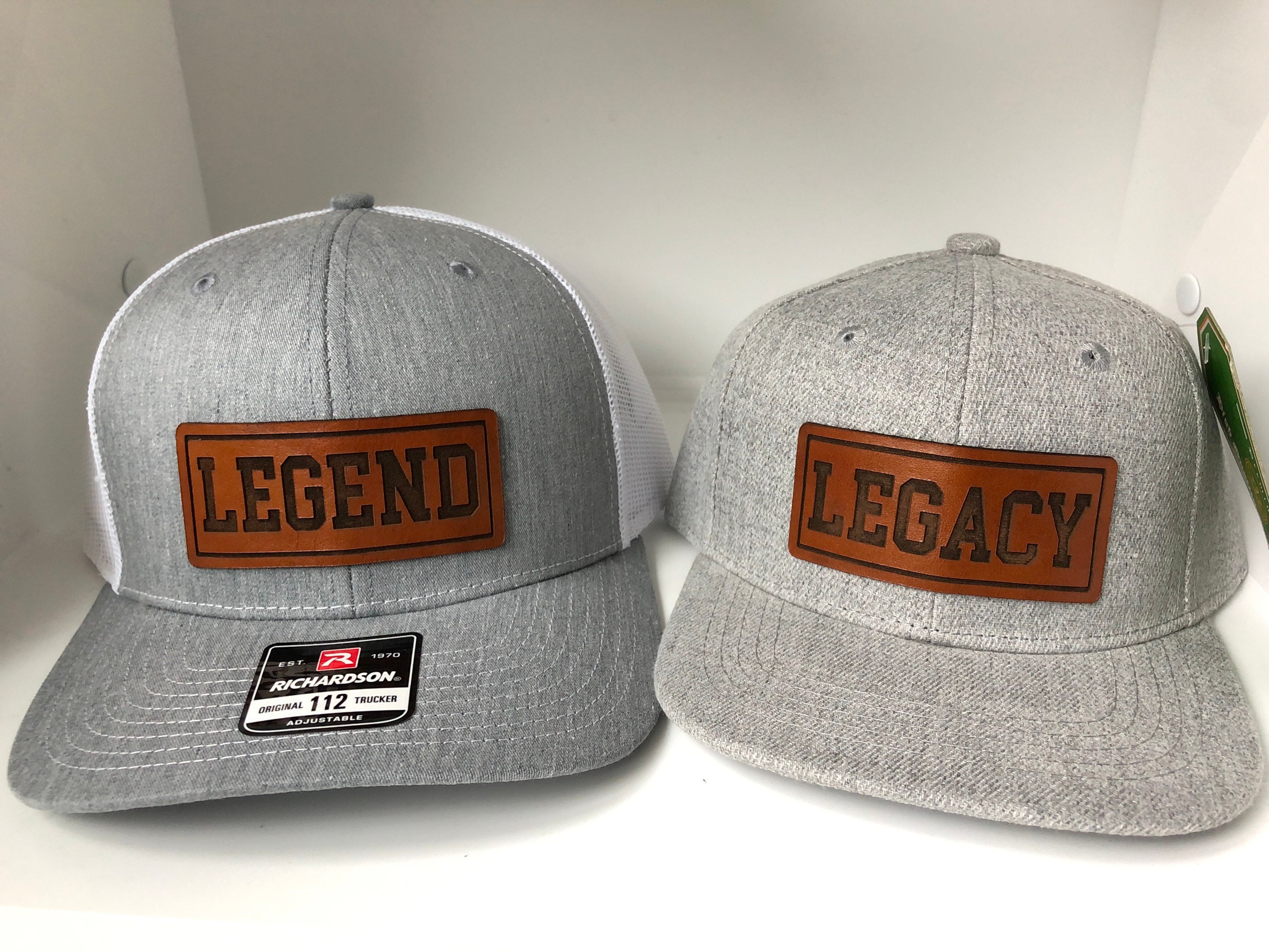Daddy and Son Matching Hats Legend Hat. Legacy Hat. Dad and Etsy