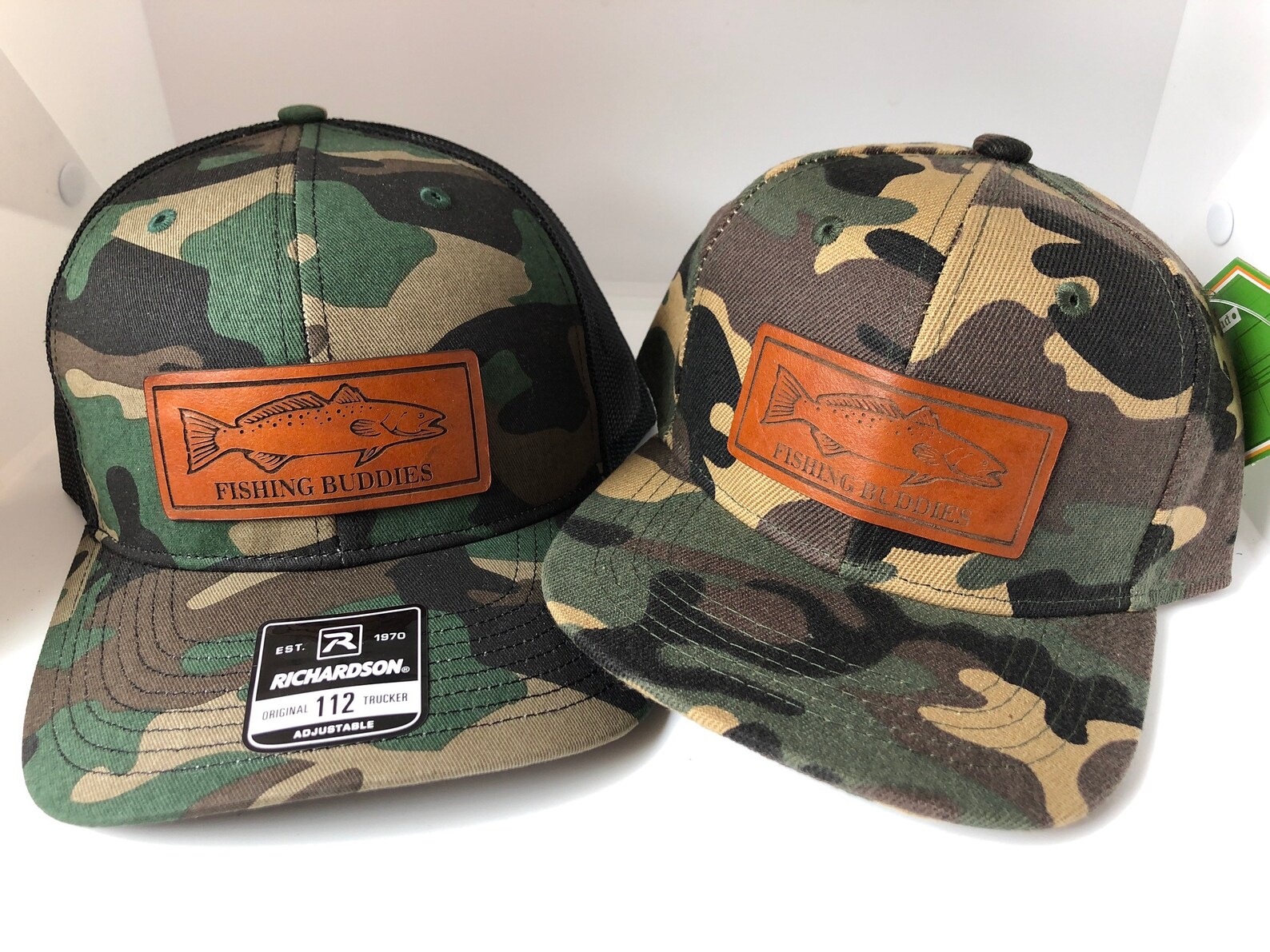 Daddy and Baby Matching Hats. Fishing Buddies Dad and Son Etsy