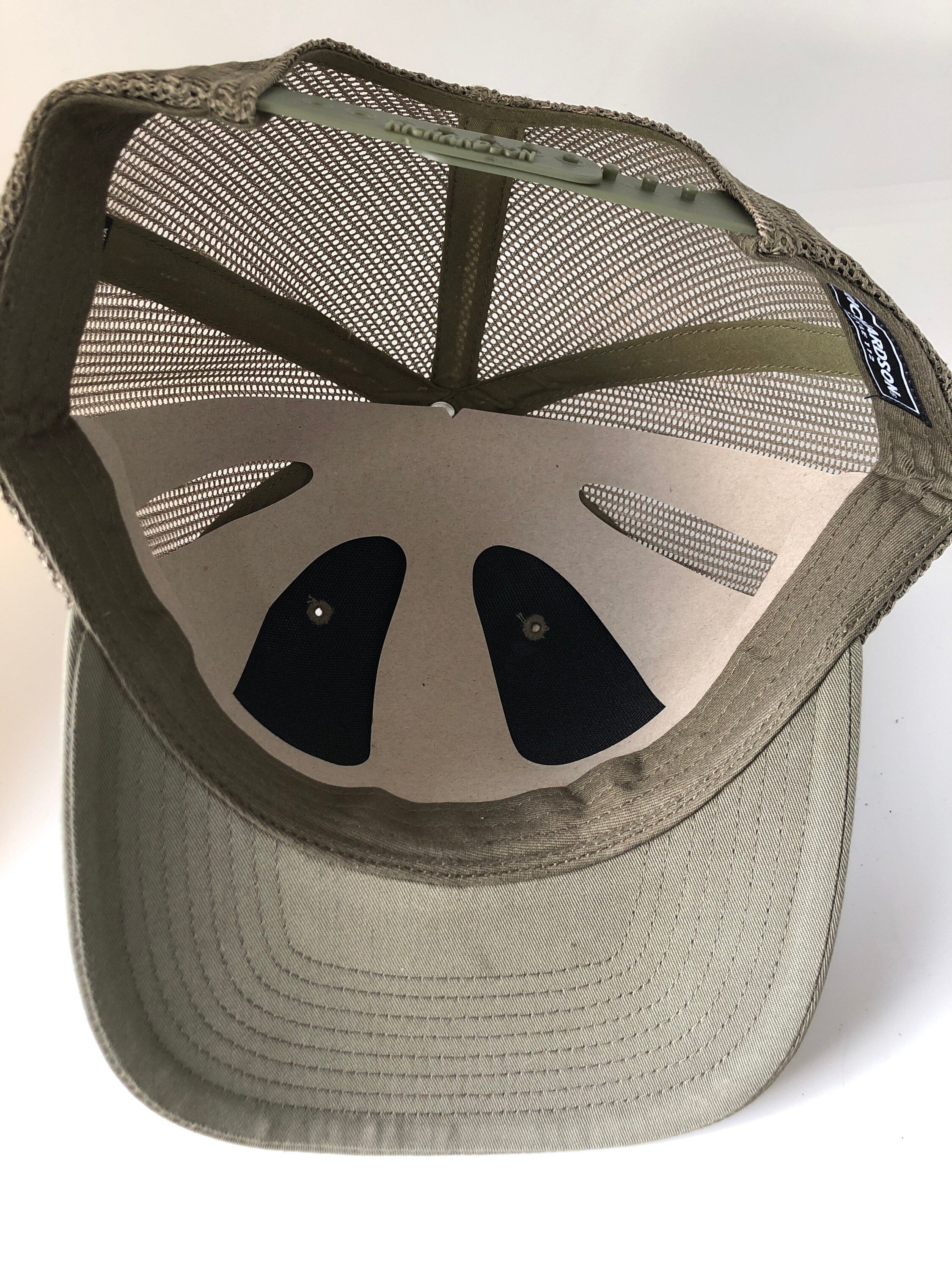 Bear Leather Patch Hat. Richardson Trucker Hat. R112 Trucker - Etsy