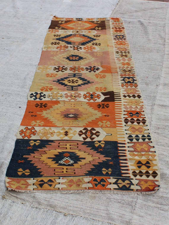 KILIM RUG RUNNER 8.10x2.10Feet270x85 Etsy