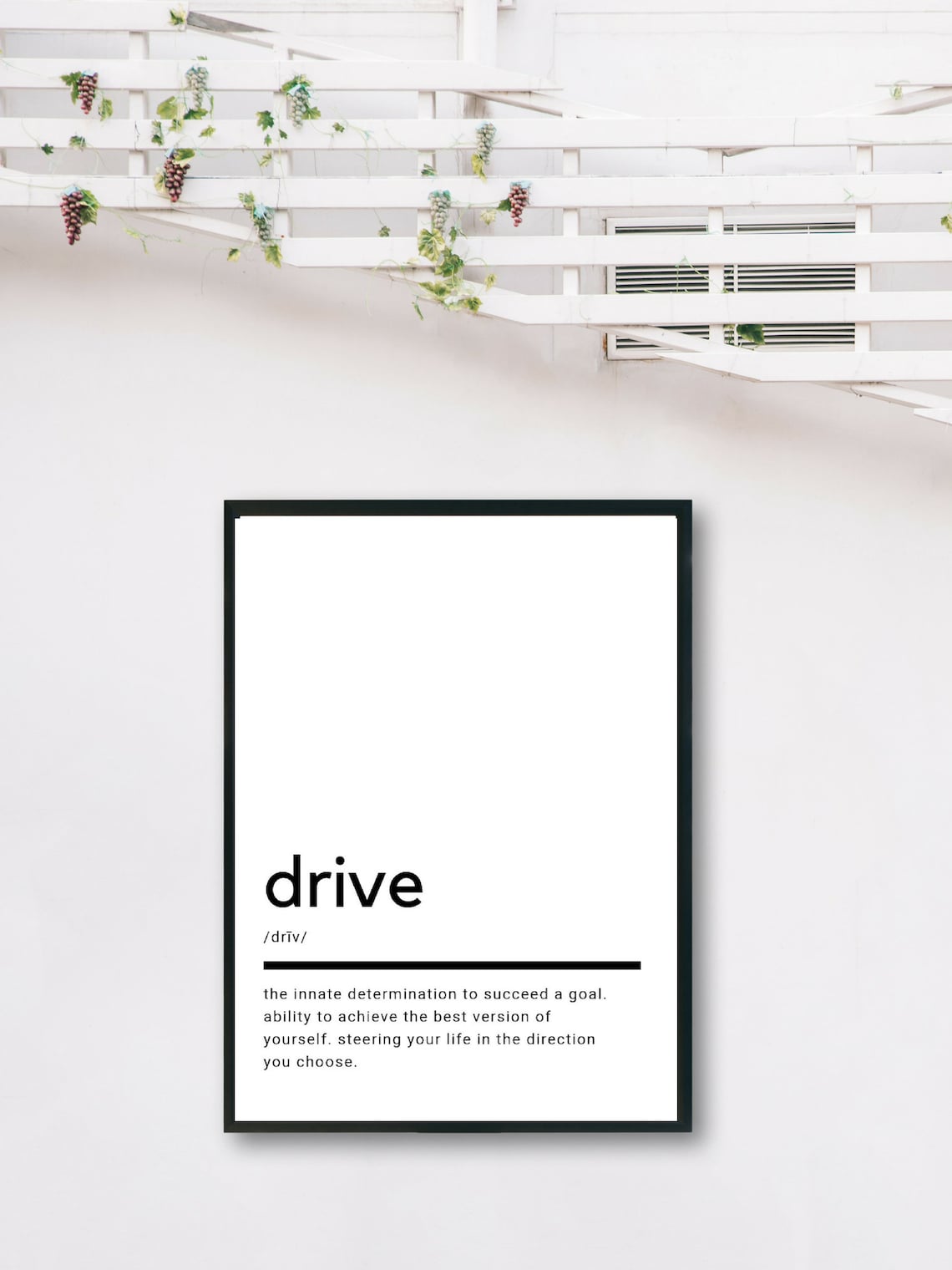 Drive Definition Printable Wall Art Drive Print Drive Etsy
