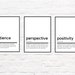 Printable Wall Art Set of 3 Patience Perspective and - Etsy